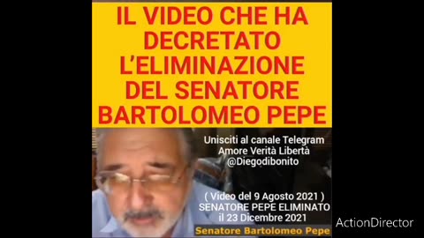 Il video che ha decretato l'eliminazione del Senatore Pepe