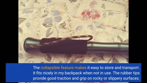 Buyer Comments: Winsper Trekking Pole, Collapsible Walking Stick - Hiking Portable Supplies Whi...