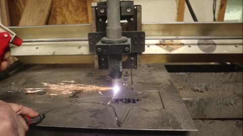 Longmill CNC Plasmaa Cutter on 16 Gauge Steel