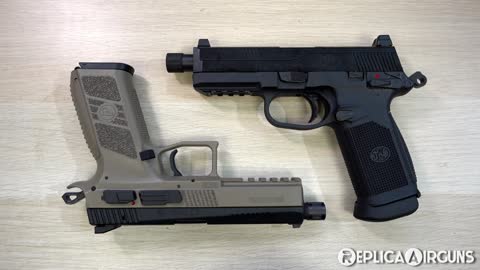 Cybergun FN Herstal FNX-45 and ASG CZ P-09 Blowback Airsoft Pistol Preview