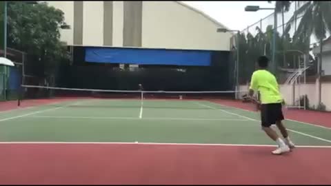 tennis practice