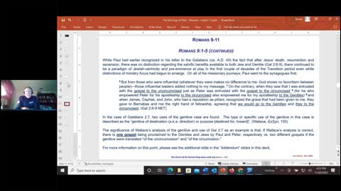 Romans 9-11 (Part 3)