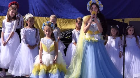 "Hope of Angels" Fashion Show Yaryna Levytska 2024 Ukrainian Festival Orlando