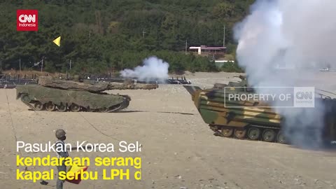 Militer Korea Gelar Latihan Perang Gabungan