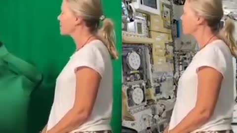 L'ex astronauta Karen Nyberg, rivela come si falsificano i video nello spazio