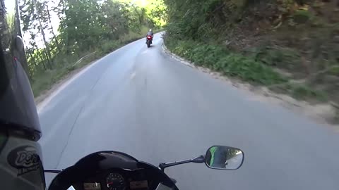 When you belive in yourself too much Motorcycle-fail