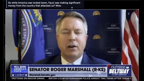 2022-01-20 - Sen Marshall KS Exposes Fauci Investment Gains During Plandemic