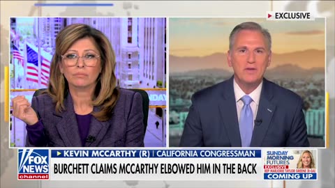 Maria Bartiromo Confronts Kevin McCarthy About ‘Elbowing' Allegations