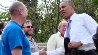 The President Obama Takes a Surprise Walk
