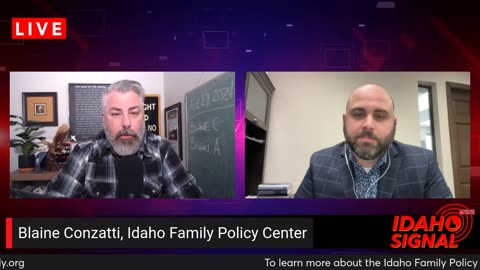 Blaine Conzatti: Having a Christian worldview inside of Idaho politics.