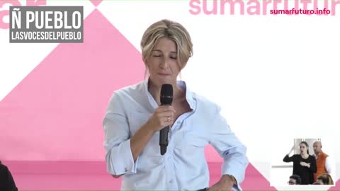 La ultraizquierda 'Frente Obrero' boicotea el acto de la ministra Yolanda Díaz Pérez y SUMAR