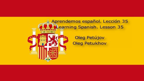 Learning Spanish. Lesson 35. At the airport. Aprendemos español. Lección 35. En el aeropuerto.