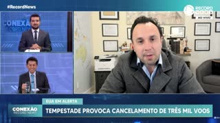 Tempestade de Inverno Cancela milhares de voos nos Estado Unidos (URGENTE)