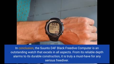 View Comments: Suunto D4F Black Freedive Computer
