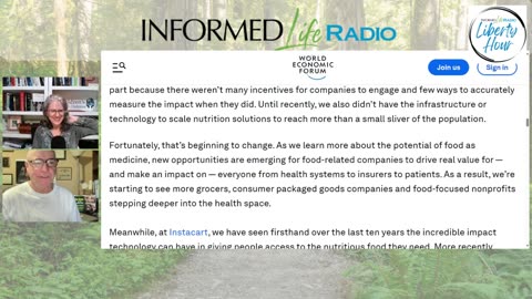 Informed Life Radio 12-08-23 Liberty Hour - Prescriptions for Food?