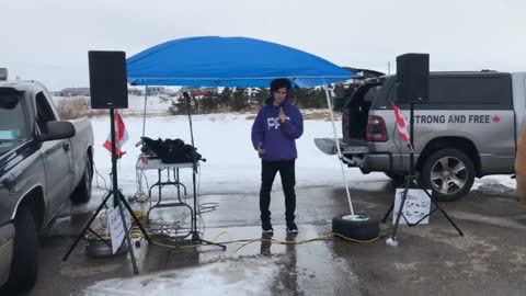 Stephenville Newfoundland Rally Feb 12 2022 Speeches