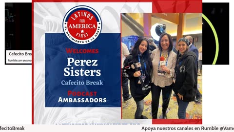 Las Hermanas Perez Anuncian Su Participación en Latinos For America First con Bianca Gracia