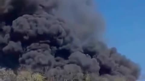 A massive fire has engulfed a plastic recycling plant in Richmond, Indiana