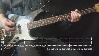 Bush - Machinehead Bass Cover (Tabs)