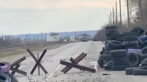 Enerhodar, Ukraine Local Laying their fight against the Invasion (Russia)