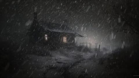 The Old Shack, Blizzard Sound, Howling Wind, Snowstorm , Snow Ambience, Deep Sleep, Relaxation, ASMR