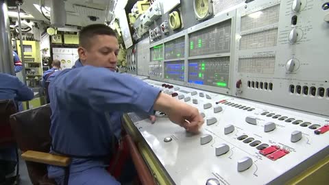 Launch of the ballistic missile "Sineva" from a submarine