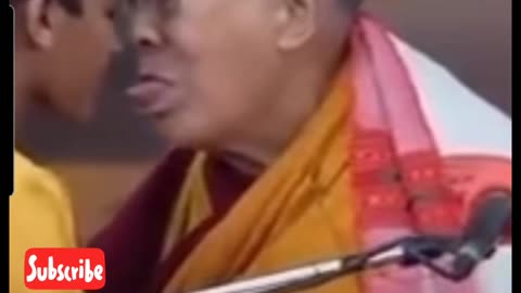 Dali Lama told Boy to Suck his tongue 👅