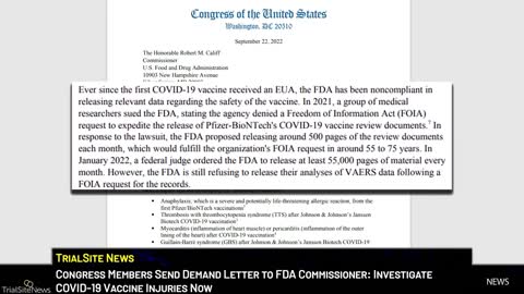 FDA Refuses to Release their analysis of VAERS Data following a FOIA request