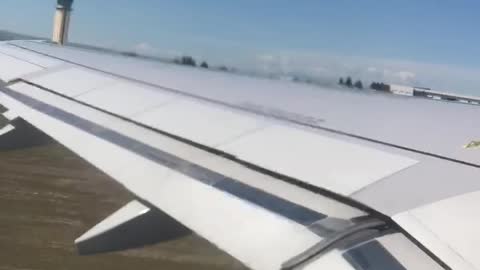 Plane taking off June 2020