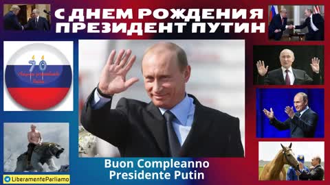 Auguri di Buon Compleanno al Presidente Putin