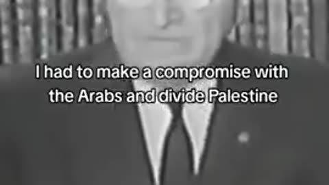 Former U.S. President Truman planned to Ethnically Cleanse Palestinians to Create Israel