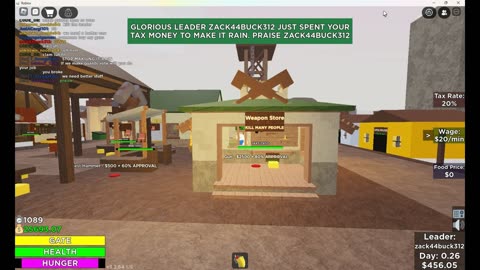 Playing generic roleplay gaem Roblox