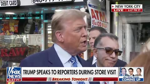 Trump: "We're going to straighten New York out"