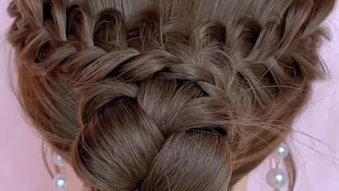 Party Hairstyle for Medium Length Hair | Party Hairstyle | Bun Hairstyle