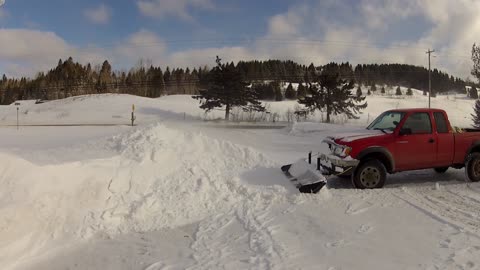 Coolest way ever to plow snow?