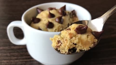 1 Minute Microwave Cookie | Perfect Cookie in a Mug
