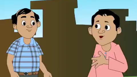 Hindi Story Cartoon characters Funny video #short #cartoon #hindi