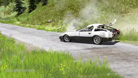 Epic High Speed Car Jumps #150 – BeamNG Drive - CrashBoomPunk