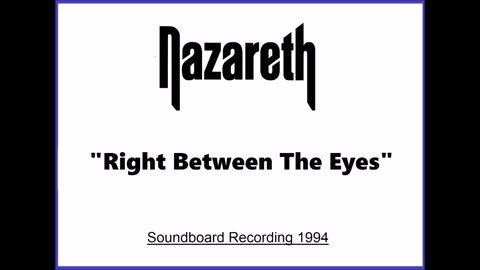 Nazareth - Right Between The Eyes (Live in Cumbernauld, Scotland 1994) Unplugged