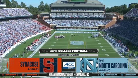 North Carolina vs Syracuse Highlights | College Football Week 6 | 2023 College Football