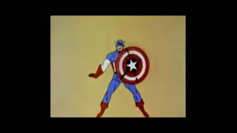 Cartoon Marvel Capitain American 1967 in Brasil (opening song in portuguese)
