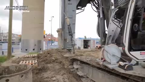 Incredible Modern Construction Equipment Machines Technology. Ingenious Extreme Construction Workers