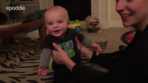 Adorable Baby Has Hilarious Dance Moves