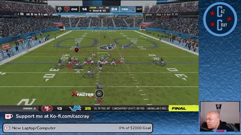 #BEARSFOOTBALL + Rivalry Season | Madden 24 Titans Franchise Live Stream