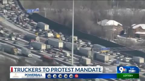 1000's U.S. Truckers to Drive from CA to D.C. to Protest Vax Mandates