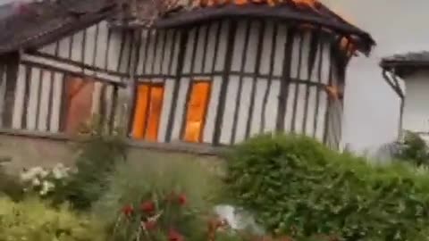 Yet another church "catches fire" in France, 16th century Catholic Church burns to the ground