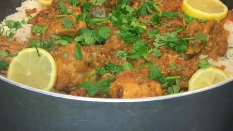 Tasty and yummy chicken biryani