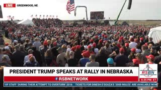Crowd at Nebraska Trump rally shouts, "JOE'S GOTTA GO!"