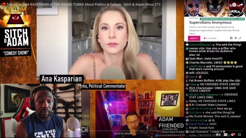 Anna Kasparian is waking up to Leftist Lies + Trap music and Drum and Bass mixes