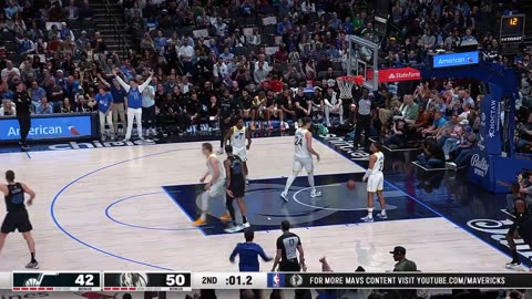 Luka Doncic Rains Threes! 21 Points Lead Mavs at Halftime